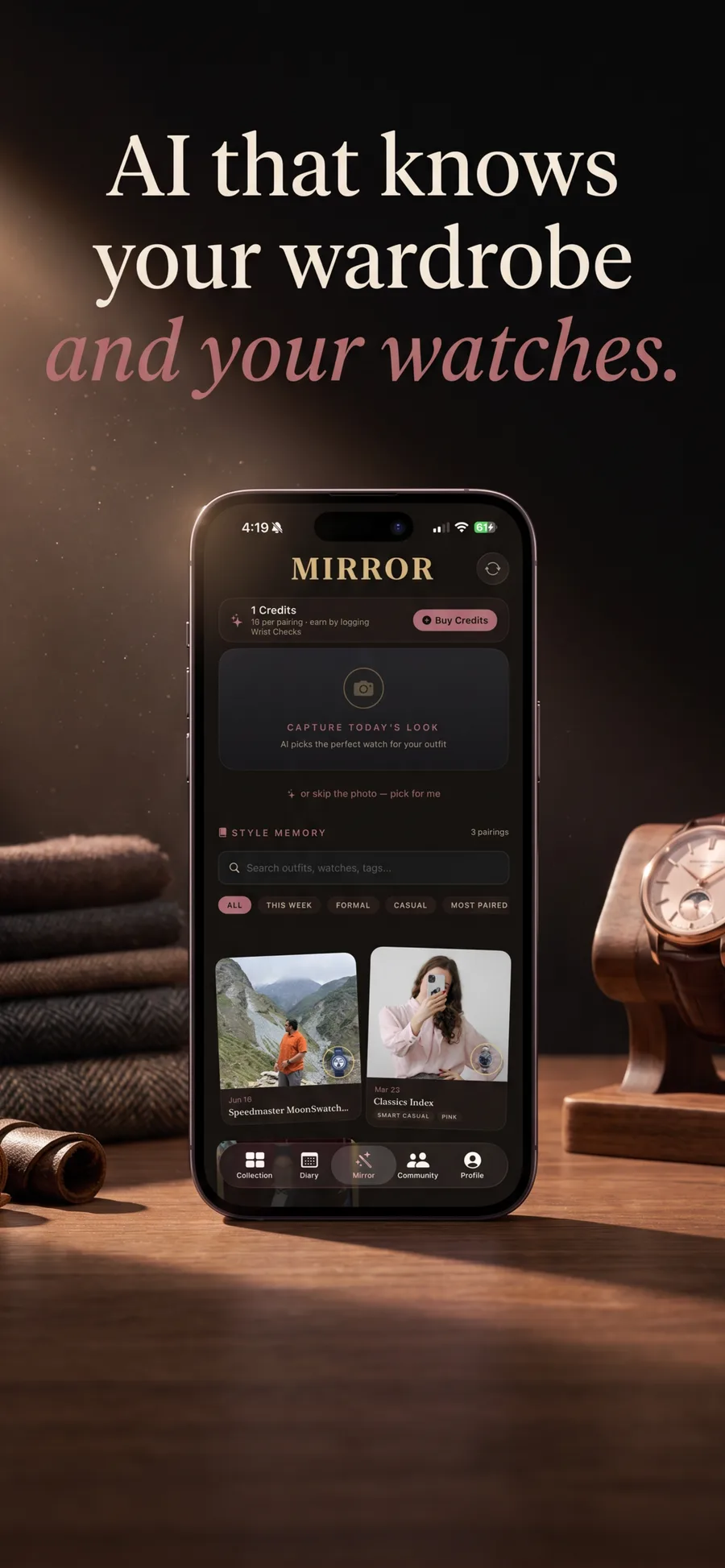 WORN — AI that knows your wardrobe and your watches