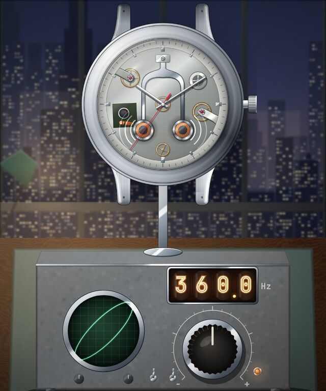 The painted cover of The Watch That Hums, chapter 97 of WORN's Grand Tour of Time.