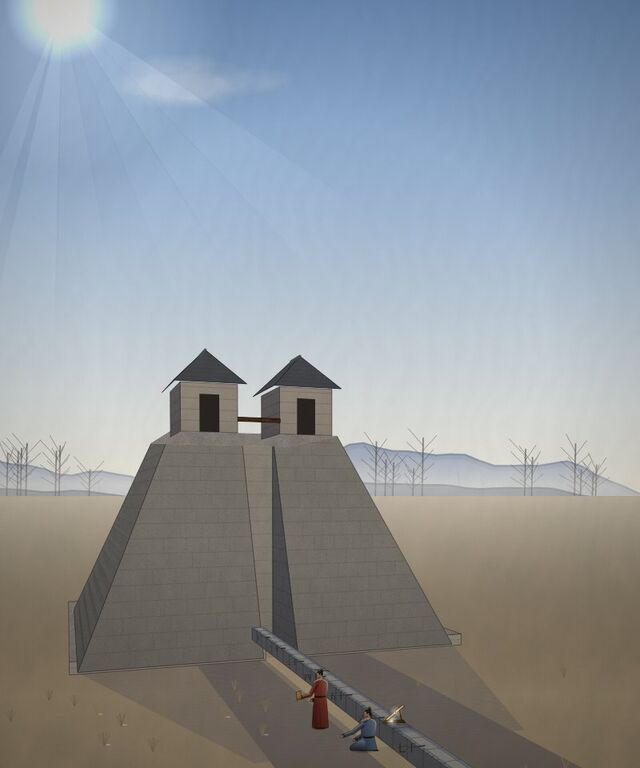 The painted cover of The Tallest Shadow, chapter 37 of WORN's Grand Tour of Time.