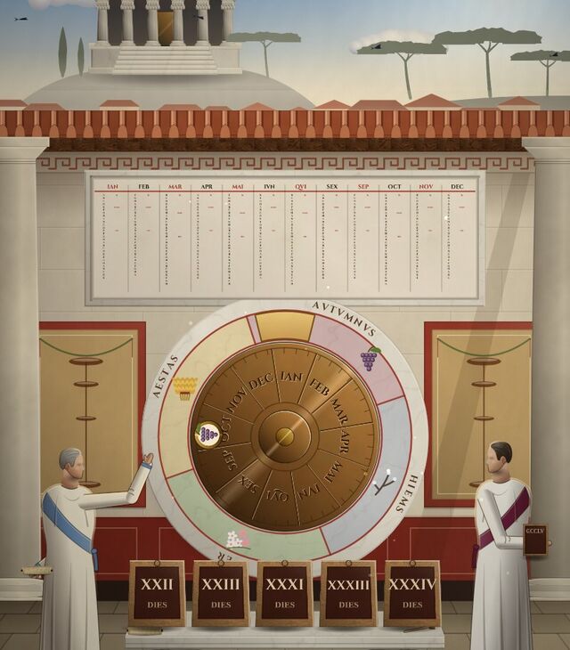 The painted cover of The Year of Confusion, chapter 21 of WORN's Grand Tour of Time.