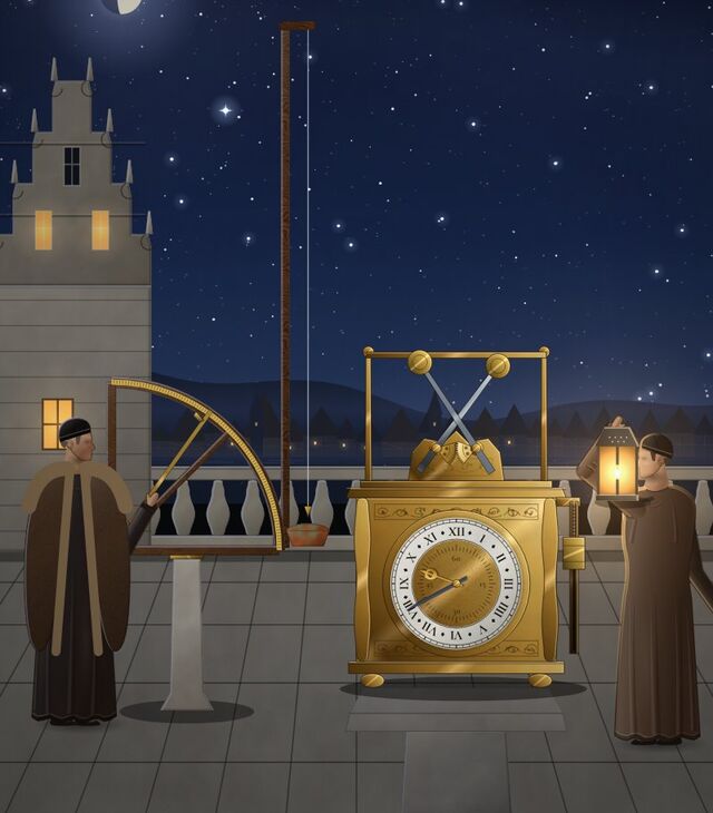 The painted cover of The Cross-Beat, chapter 53 of WORN's Grand Tour of Time.