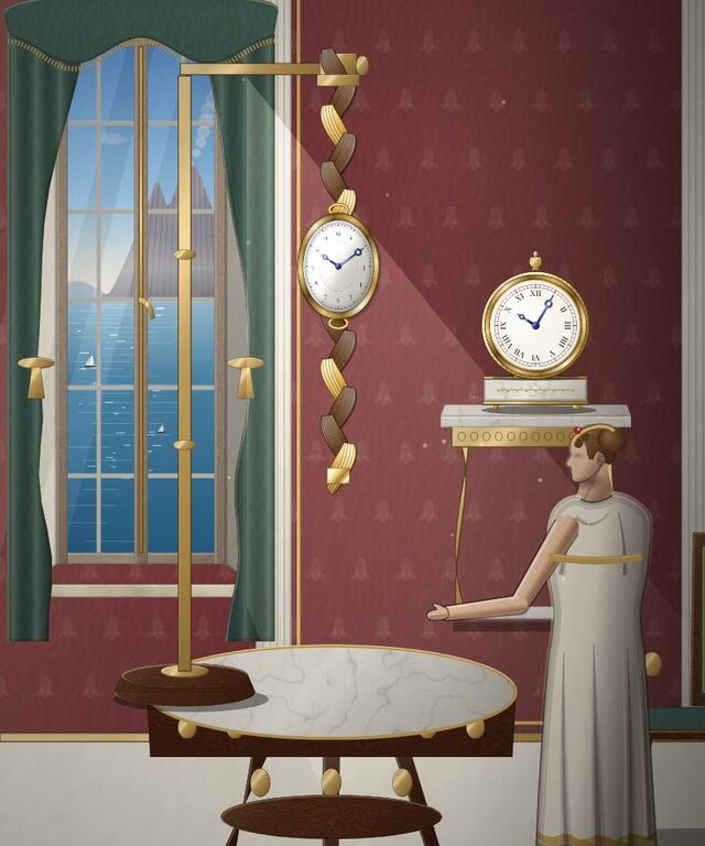 The painted cover of A Watch for the Wrist, chapter 73 of WORN's Grand Tour of Time.
