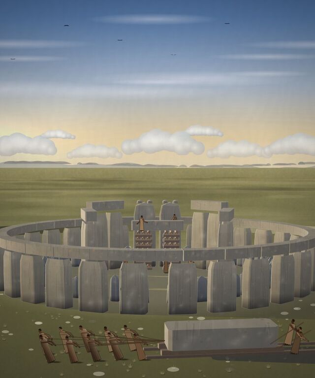 The painted cover of Frame the Sun, chapter 9 of WORN's Grand Tour of Time.